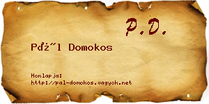 Pál Domokos névjegykártya